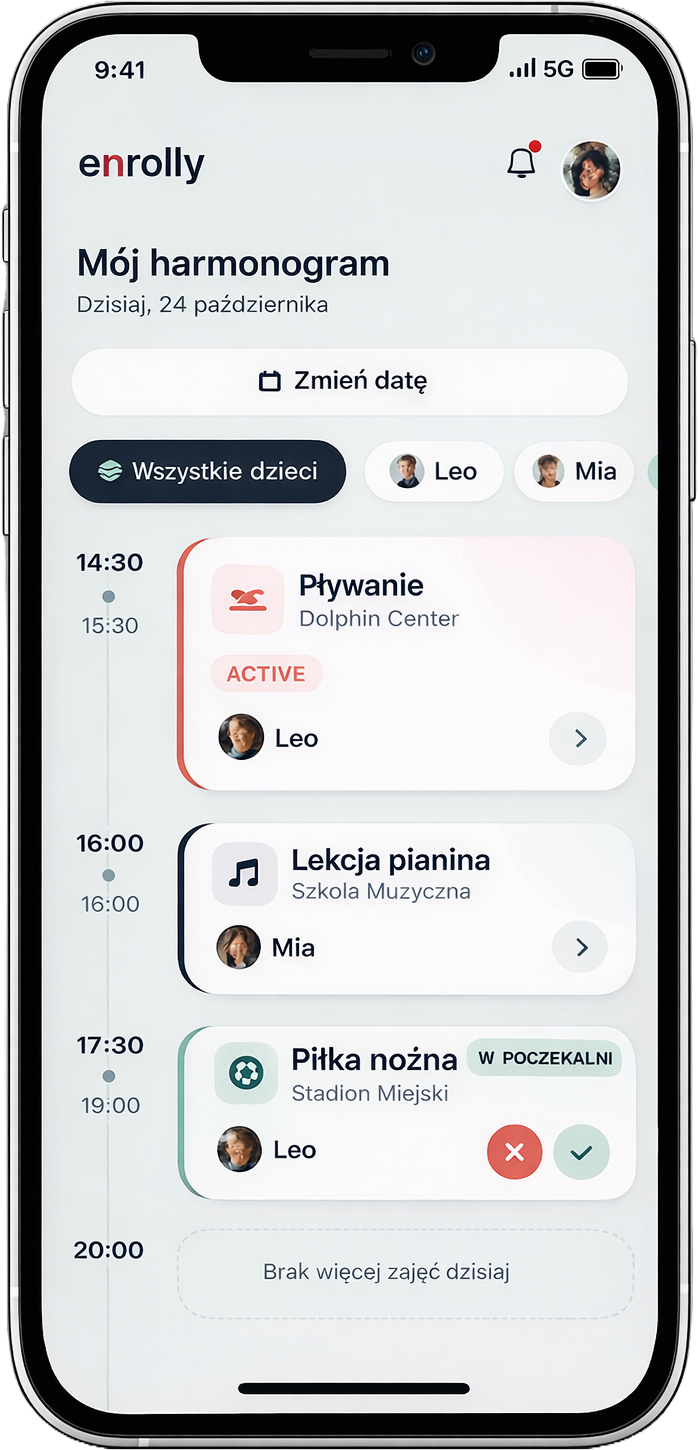 Zrzut ekranu aplikacji - proces zapisu